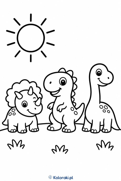 Rodzina małych dinozaurów