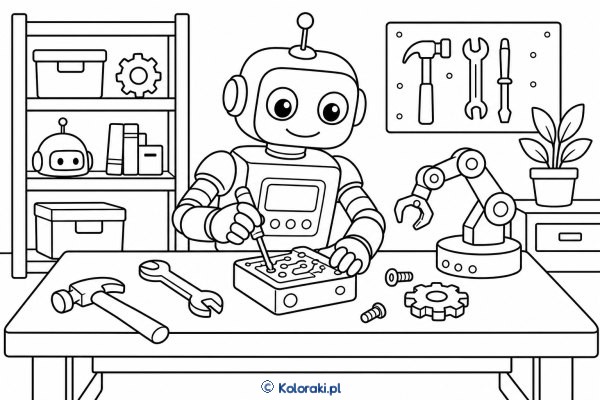 Robot w warsztacie