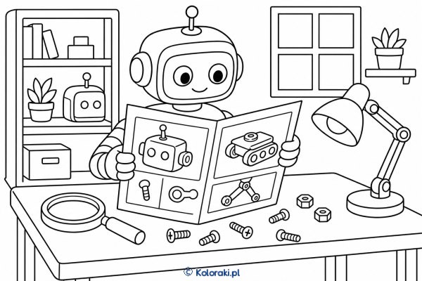Robot czyta instrukcję
