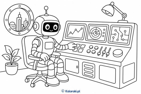 Robot w centrum kontroli – scena 35