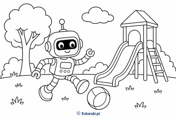 Robot na placu zabaw – scena 36
