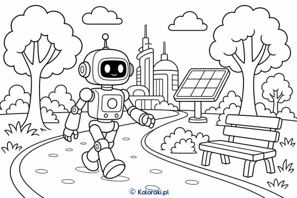 Robot w parku technologicznym – scena 40