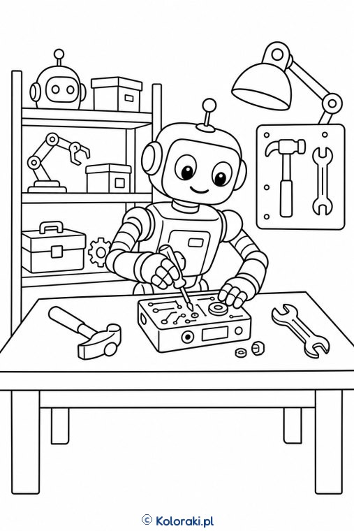 Robot w warsztacie