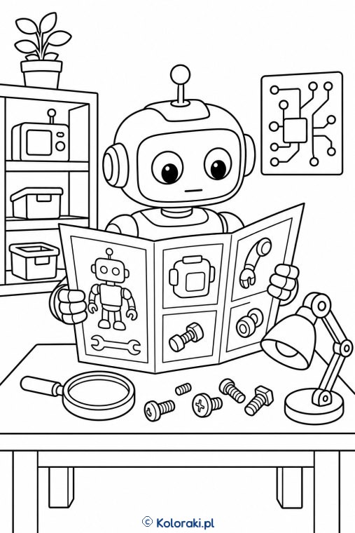 Robot czyta instrukcję