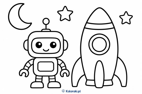 Robot przy rakiecie – scena 34