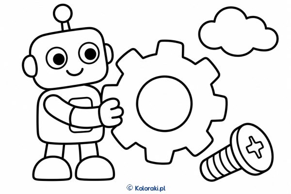 Robot z kołem zębatym – scena 35